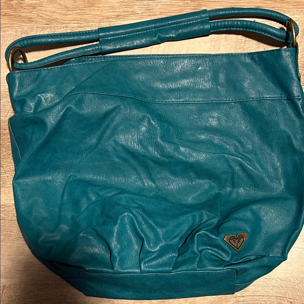 ROXY Teal Leather Women's Bag